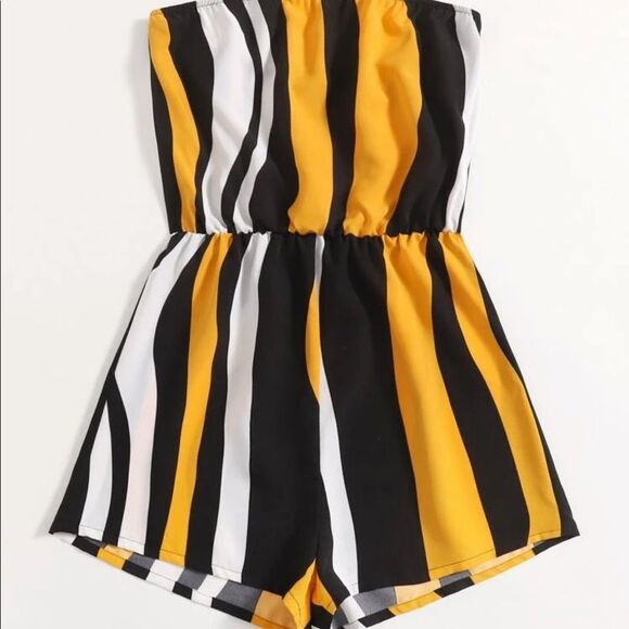 Stripped Romper - Picture 4 of 5